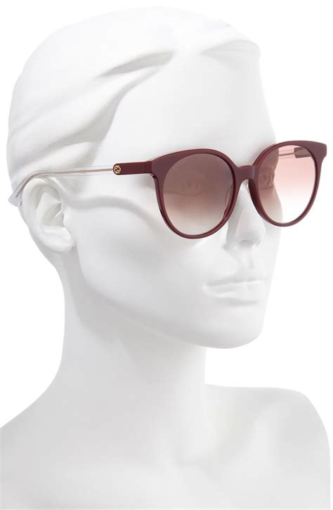 gucci 59mm oval sunglasses|Gucci 54mm round sunglasses.